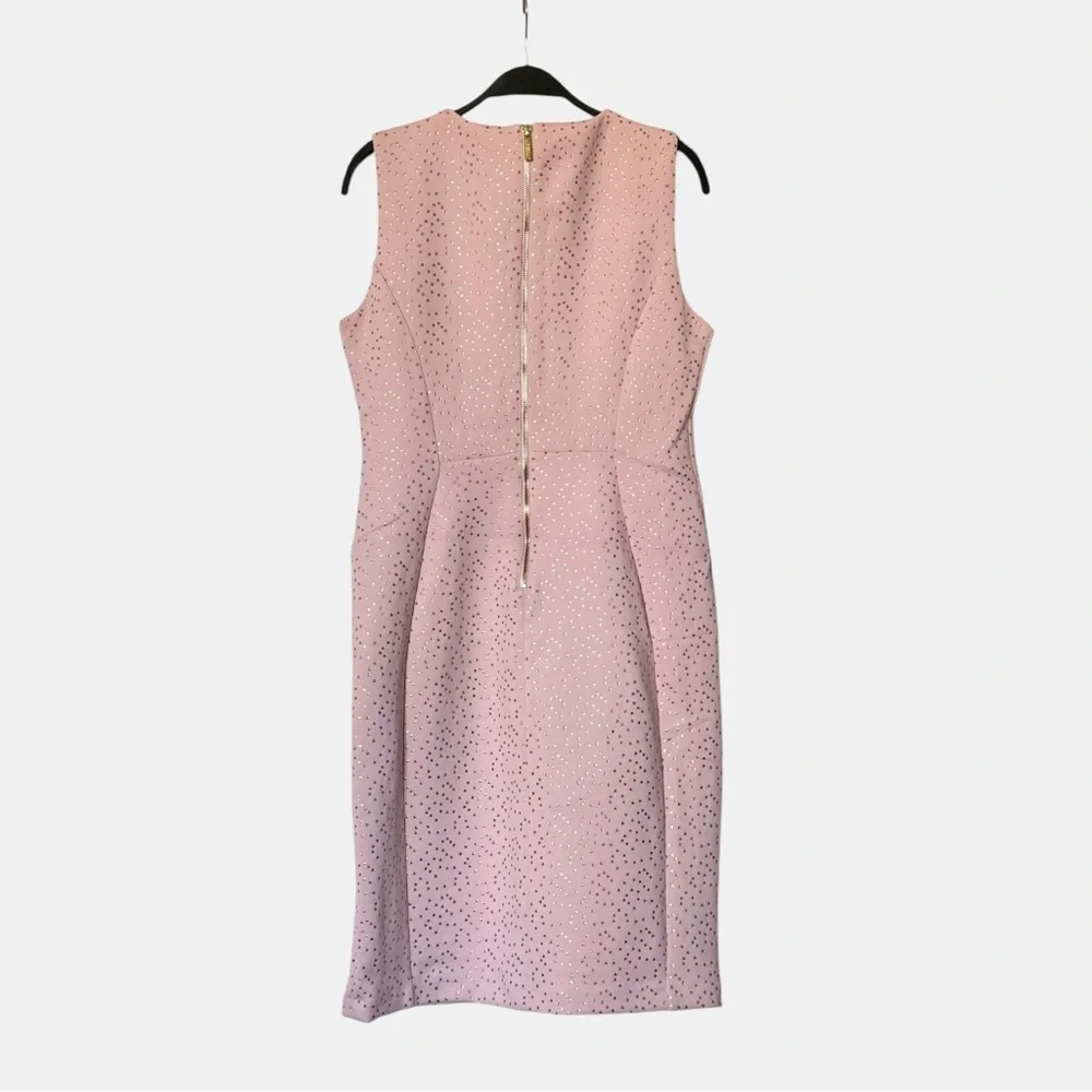 Carmen Marc Valvo Pink Sleeveless Dress - Picture 3 of 5